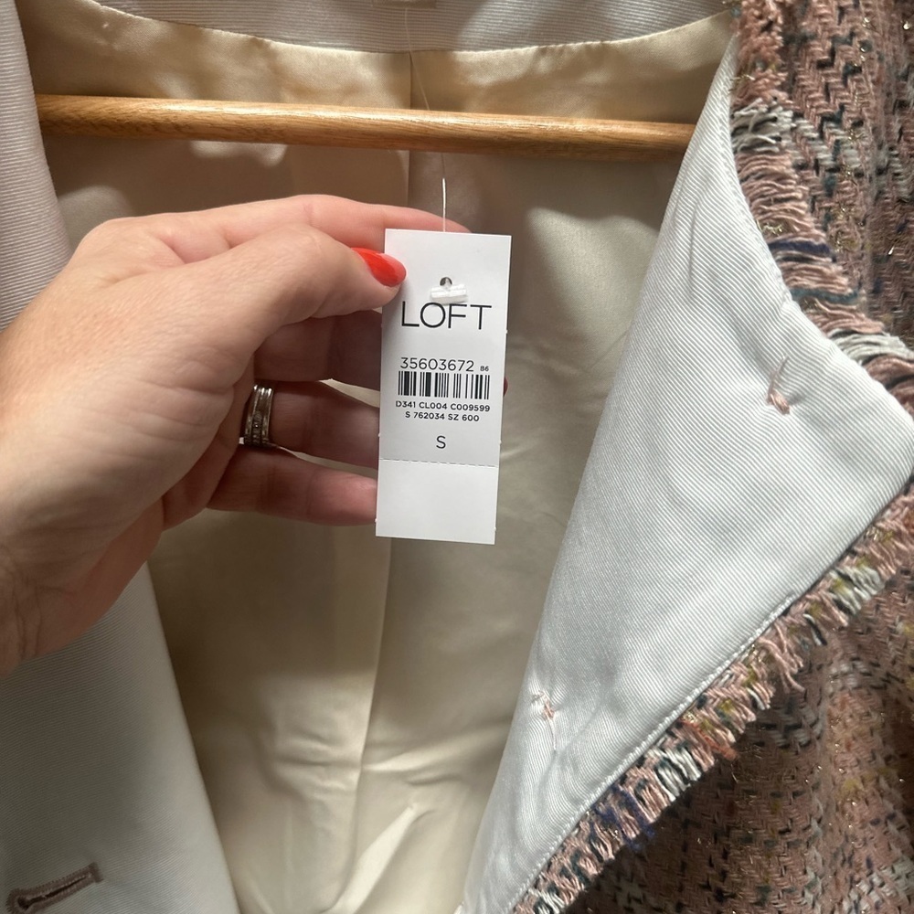 Loft Sparkled Tweed Jacket - Picture 6 of 10